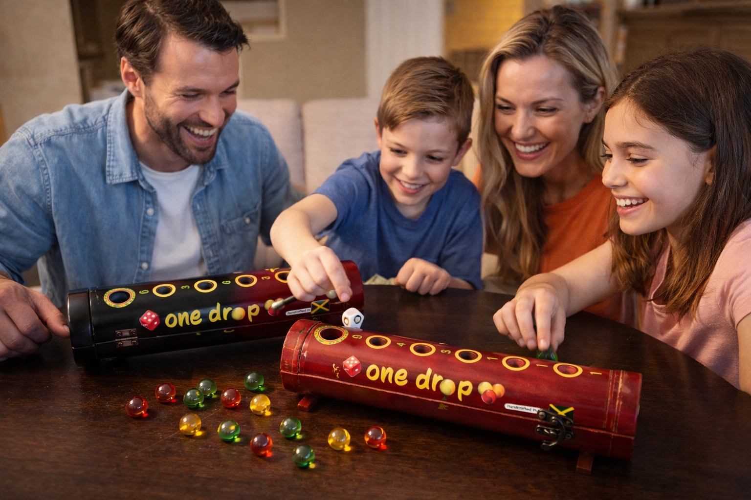 One Drop (Dice & Marble Game)