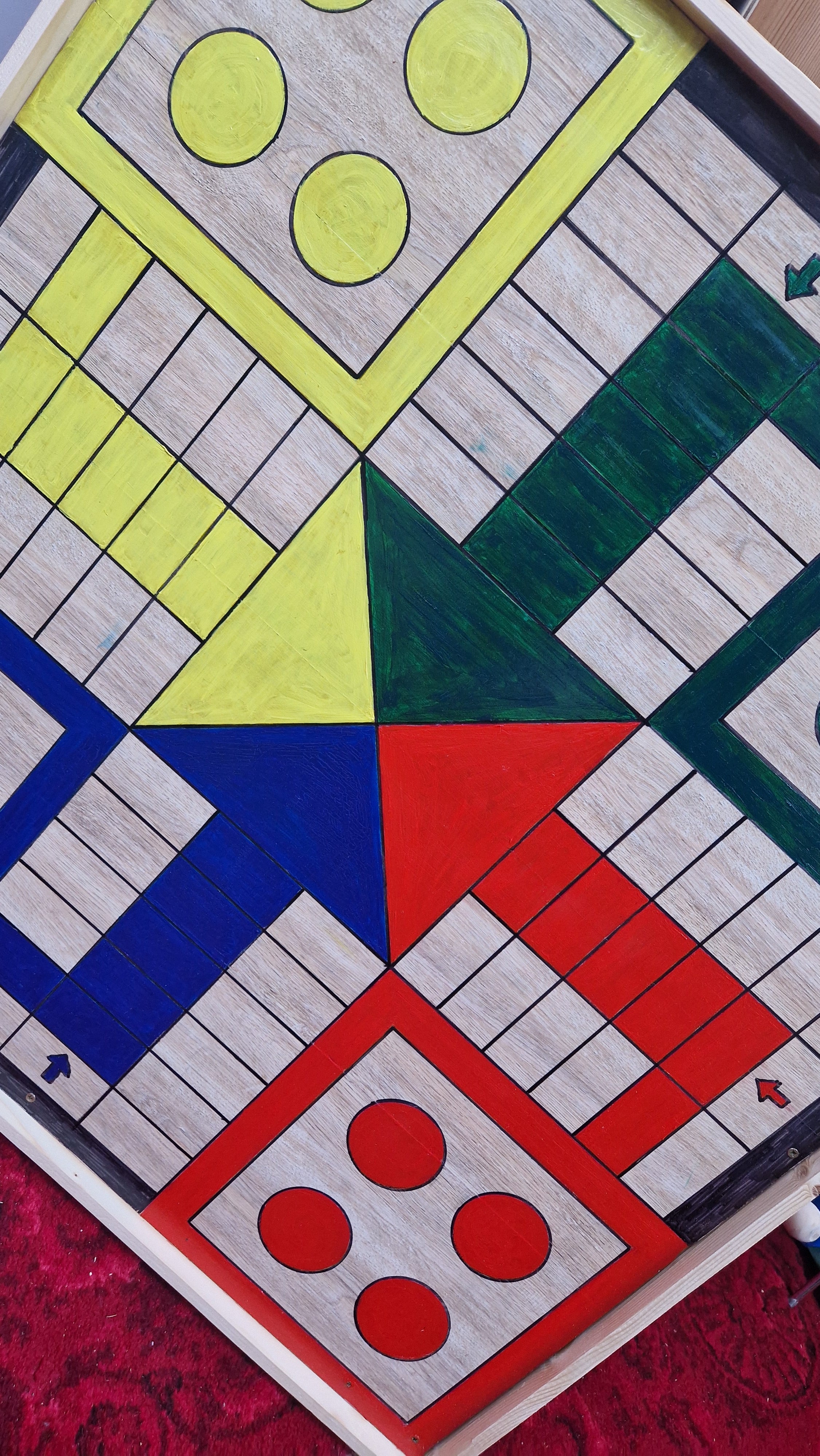 Giant Ludo | Handcrafted Timber Game
